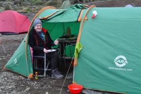First night at Machame Camp