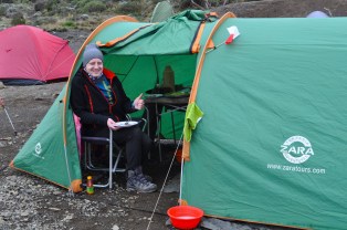 First night at Machame Camp