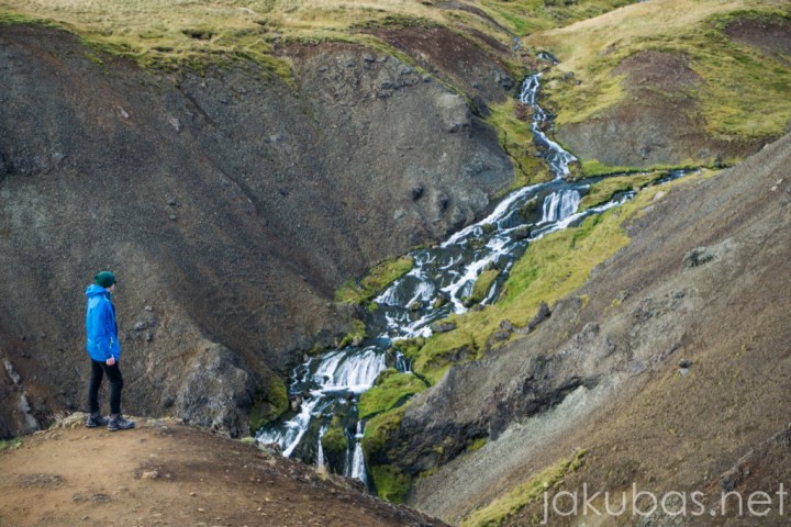 ISLANDIA Reykjadalur Valley wodospad SONY1 124