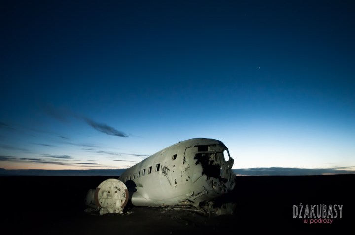 ISLANDIA Wrak Samolotu Dakota NIKON 219