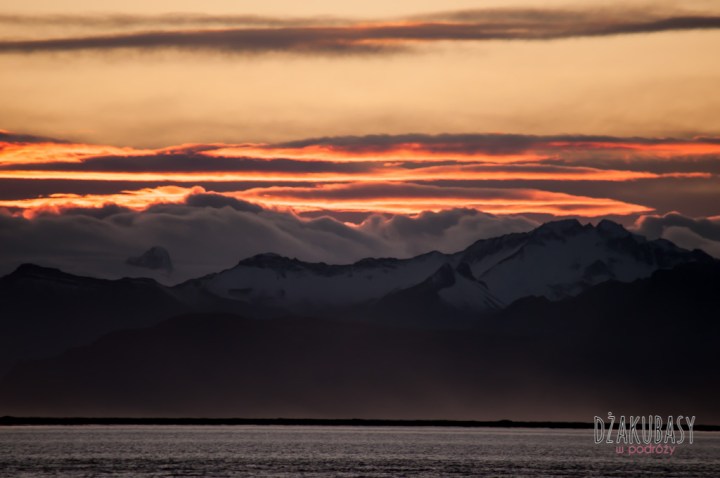 ISLANDIA Zachód słońca sunset 305