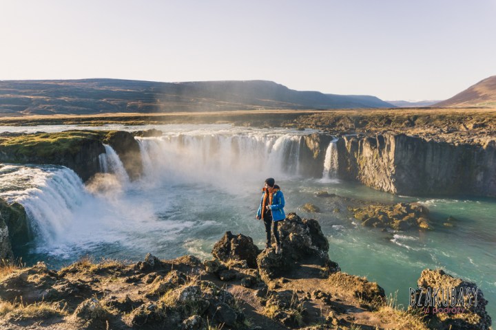 ISLANDIA Wodospad Godafoss
